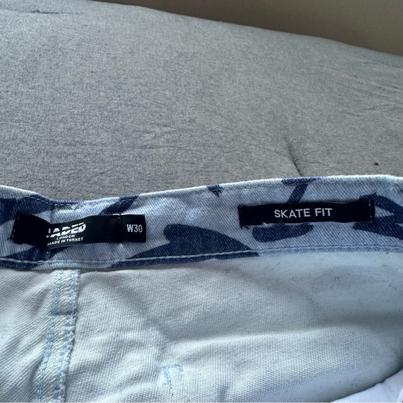 Jaded London LETTER PRINT JEANS - Picture 4 of 5